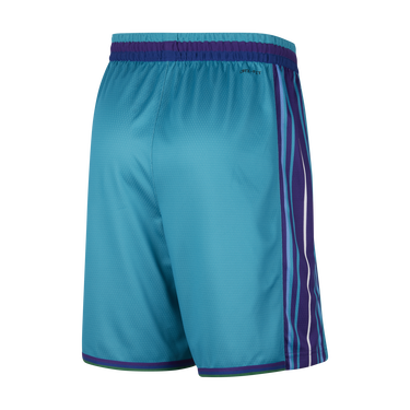 Šortky Nike Dri-FIT NBA Swingman Charlotte Hornets Hardwood Classics 2023/24 - Modrá Tyrkysová | DX8723-415, 4