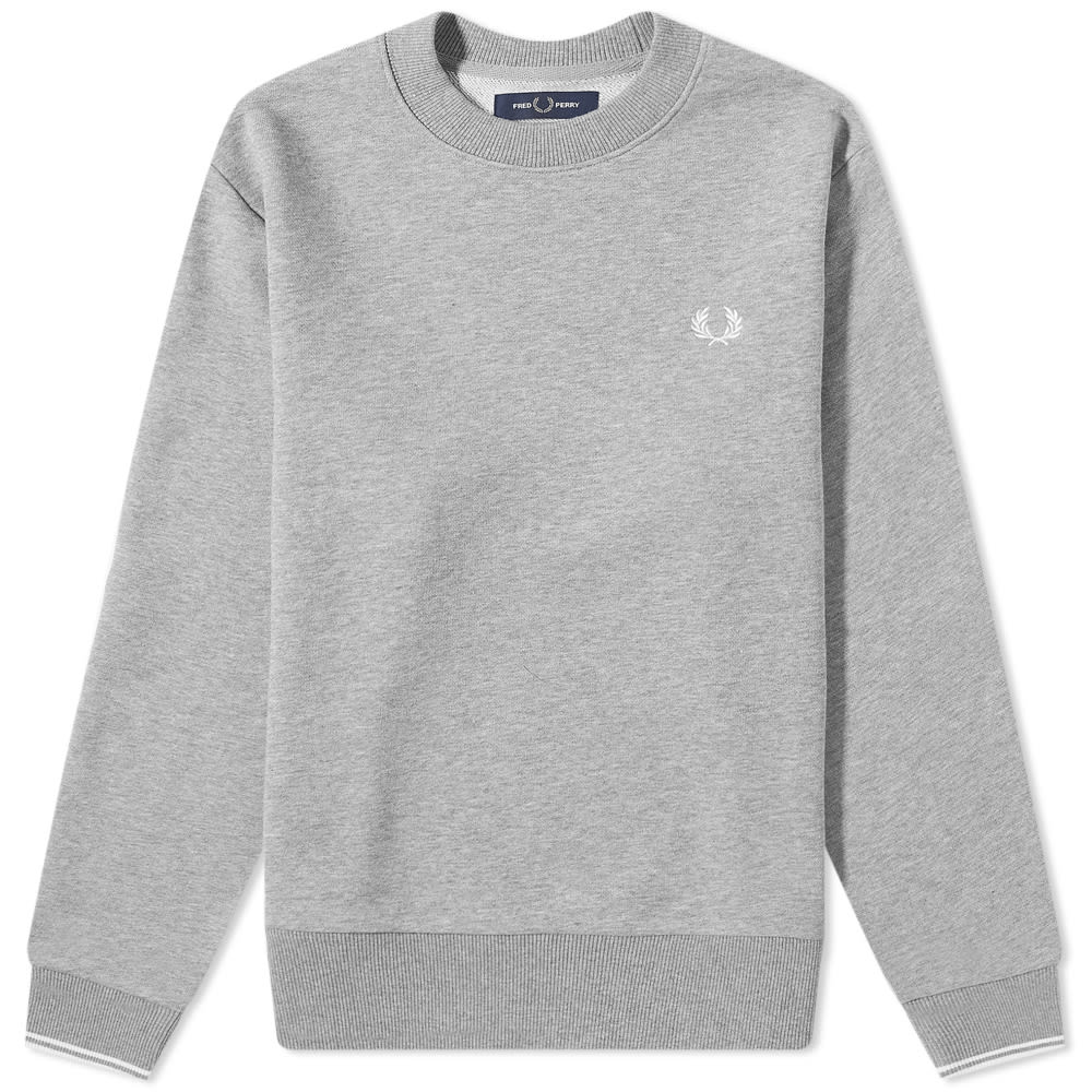 Mikina Fred Perry Crew Sweat Šedá | M7535-420, 0