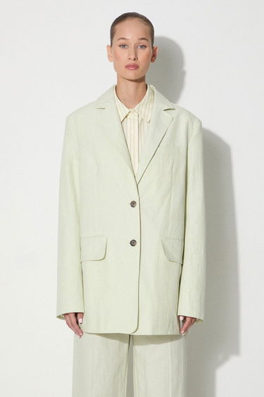 Kabáty WOOD WOOD Blazer Oversize Zelené | 12211201.5291, 0