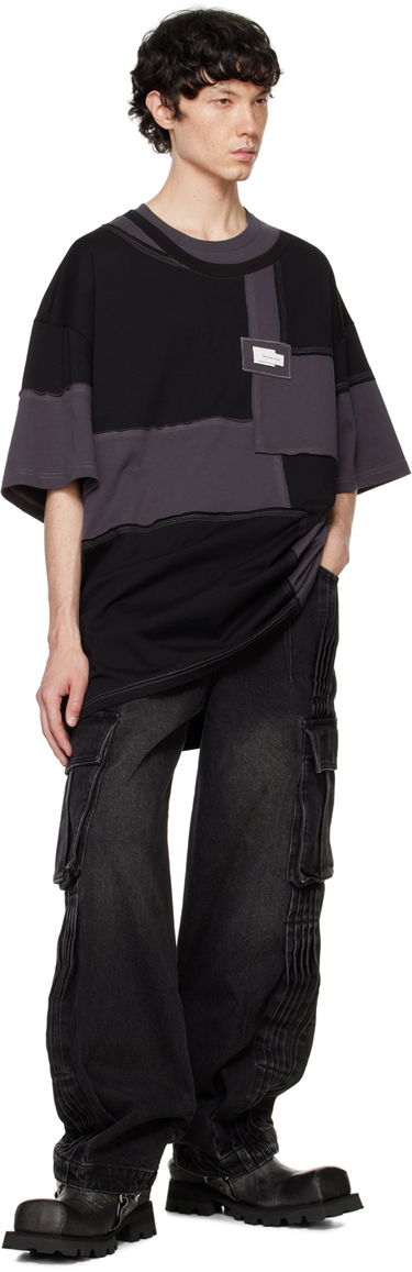 Tričko Feng Chen Wang Feng Chen Wang Patchwork T-Shirt Čierna | FMF18TS01, 3