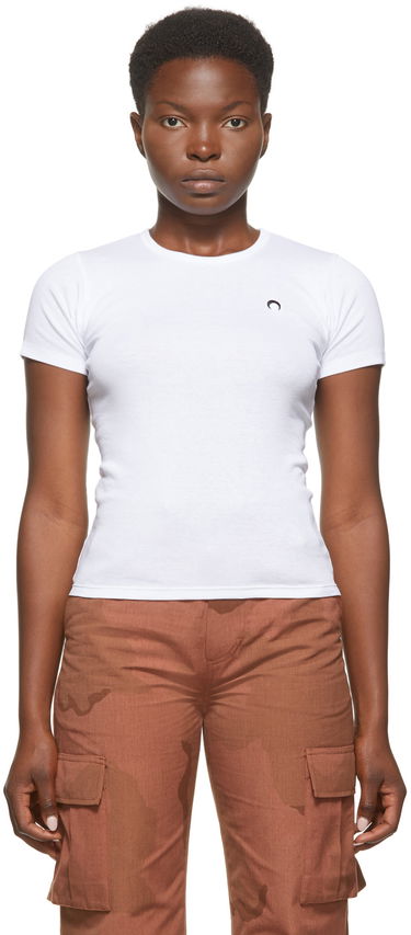Tričko Marine Serre Marine Serre Moon Minifit T-Shirt Biela | T067FW20W, 0