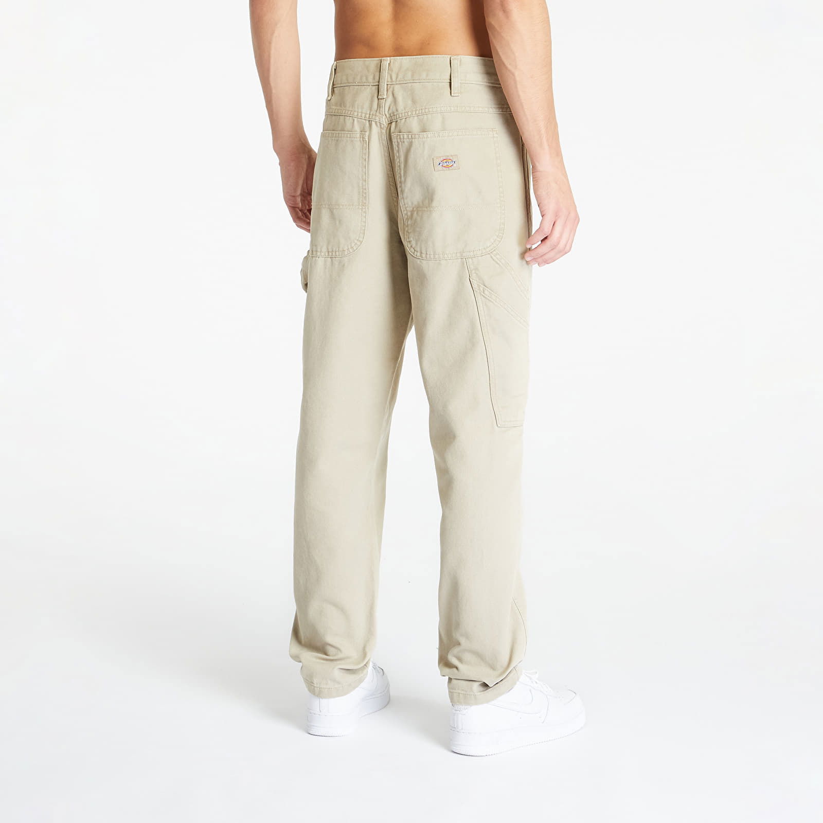 Duck Canvas Carpenter Trousers Stone Washed Desert Sand