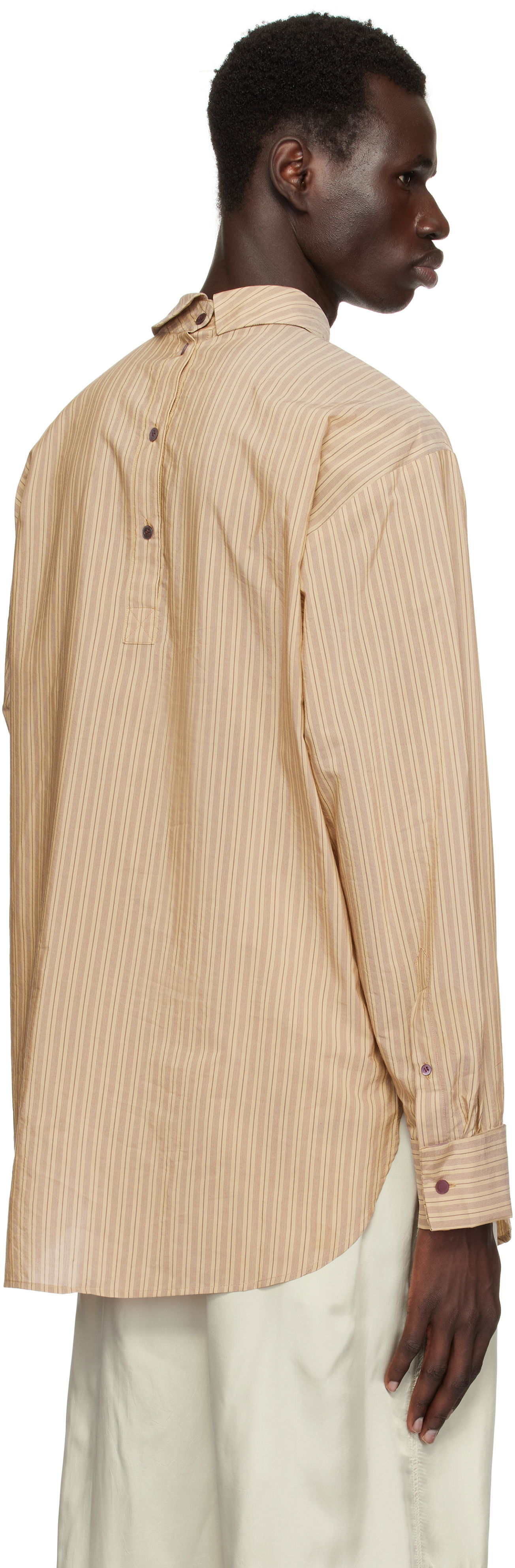 Dries Van Noten Striped Turtleneck Shirt