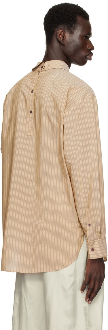 Košeľa Dries Van Noten Dries Van Noten Striped Turtleneck Shirt Béžová | 251-020704-1524, 2