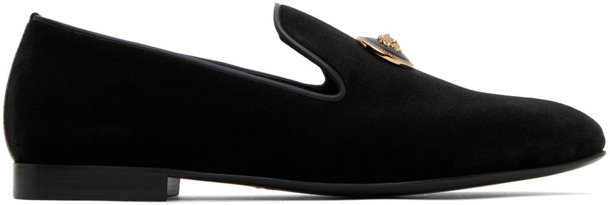 Tenisky a topánky Versace Black Medusa Slippers Čierna | 1012629_1A09123, 0