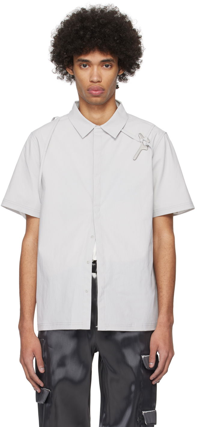 Košeľa HELIOT EMIL Men's Technical Shirt Šedá | HE_M_05_042_LGY06, 0