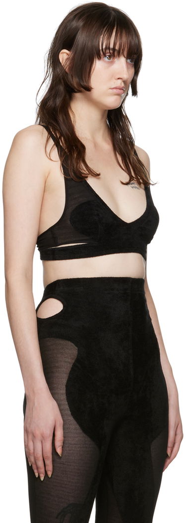 Podprsenka Dion Lee Chenille Intarsia Bra Zelené | A7606P22, 4