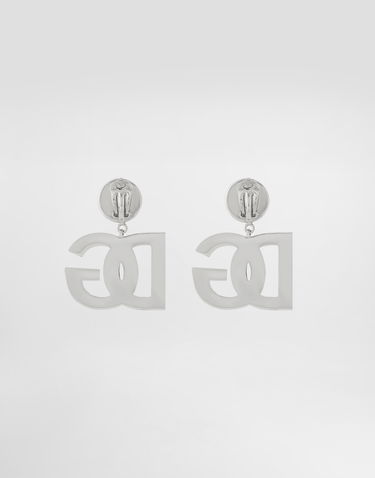 Náušnice Dolce & Gabbana Metal DG Logo Earrings Metalická | WEN6P2W111187655, 2