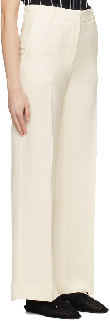 Nohavice TOTEME TOTEME Relaxed-Fit Trousers Biela | 242-WRB1629-FB0106, 1