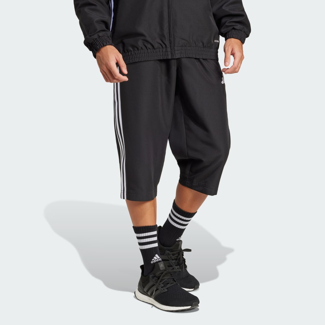 Šortky adidas Performance Woven Tracksuit 3/4 Bottoms Čierna | JM6447, 1