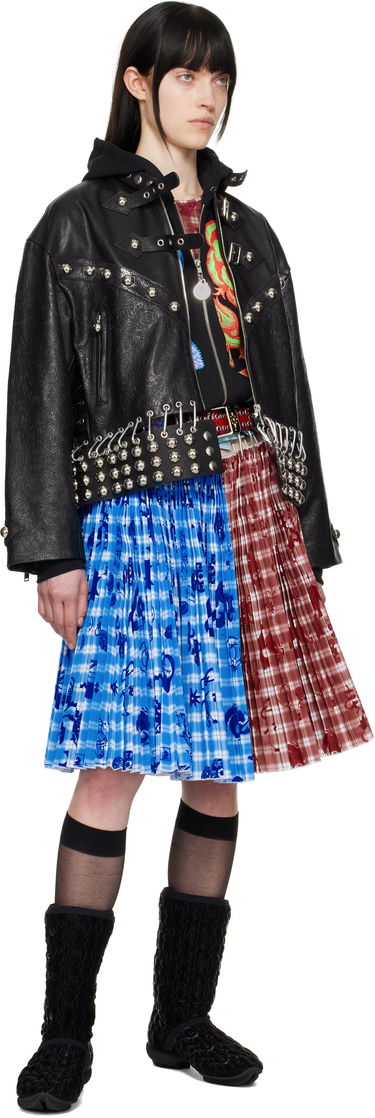 Bunda Chopova Lowena Chopova Lowena Studded Cropped Leather Jacket Čierna | 5301, 3