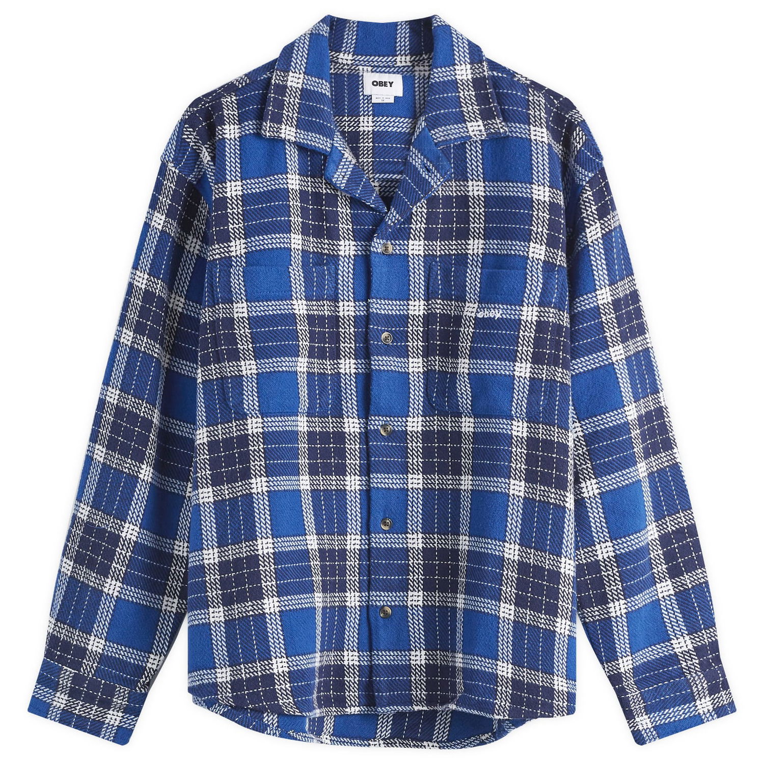 Košeľa OBEY Bigwig Woven Modrá | 181200389-LMS, 0