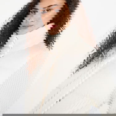 Prešívaná bunda Tommy Hilfiger Modern Down Knit Mix Regular Jacket Biela | WW0WW45738 YA8, 2