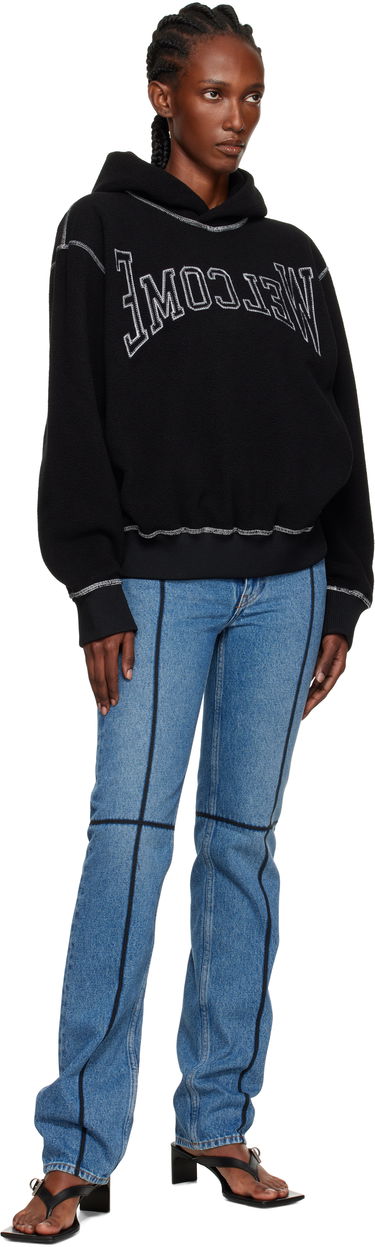 Mikina Maison Margiela MM6 Maison Margiela 'Welcome' Fleece Hoodie Čierna | S52GU0243 M20126, 3