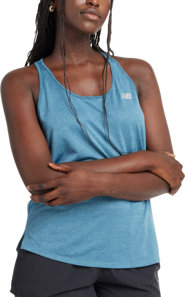 Tielko New Balance Athletics Tank Modrá | wt41250-tum