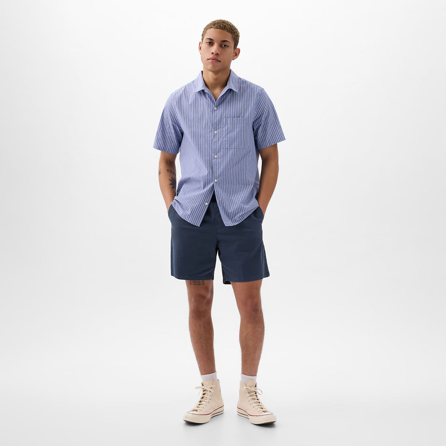 Šortky GAP 7 Inch Easy Shorts Storm Cloud Šedá | 880828-04, 0