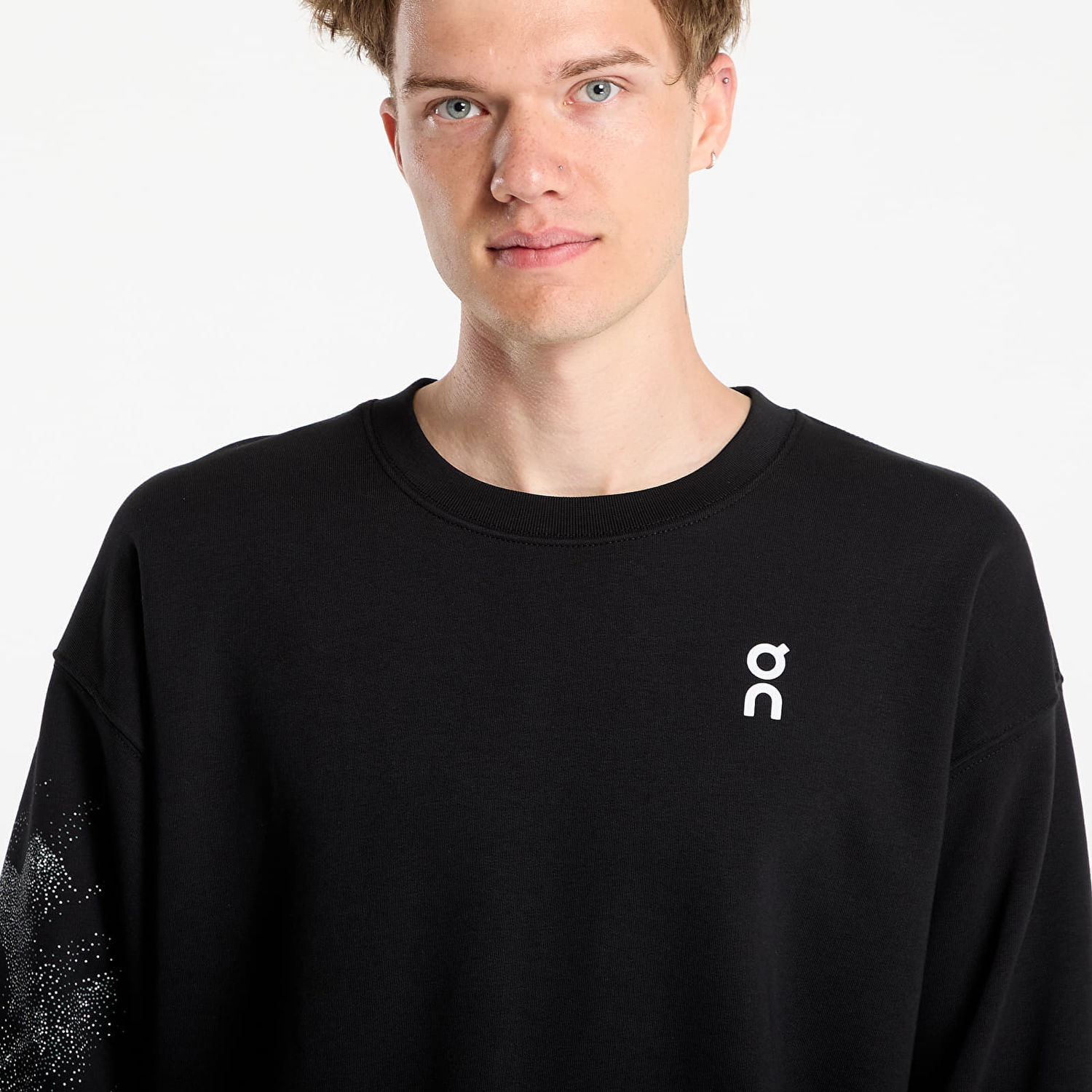 Mikina On Running Club Crew Graphic Sweatshirt Čierna | 1MF30540192, 0