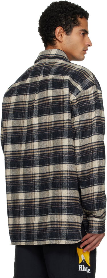 Košeľa Rhude 'Rhude' Script Flannel Shirt Rôznofarebný | RHFW25ST03012, 2