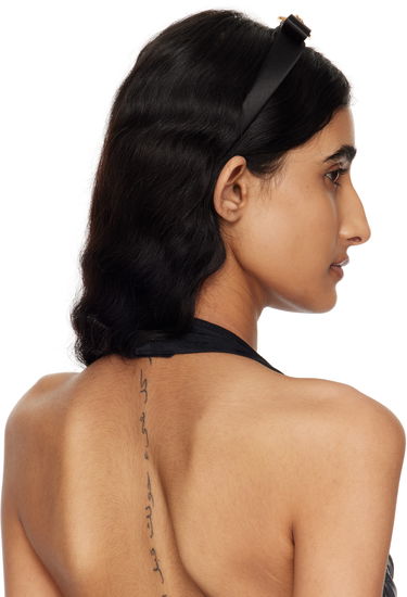 Spona Versace Versace Gianni Ribbon Headband Čierna | 1014906_1A10921_1B00F, 2