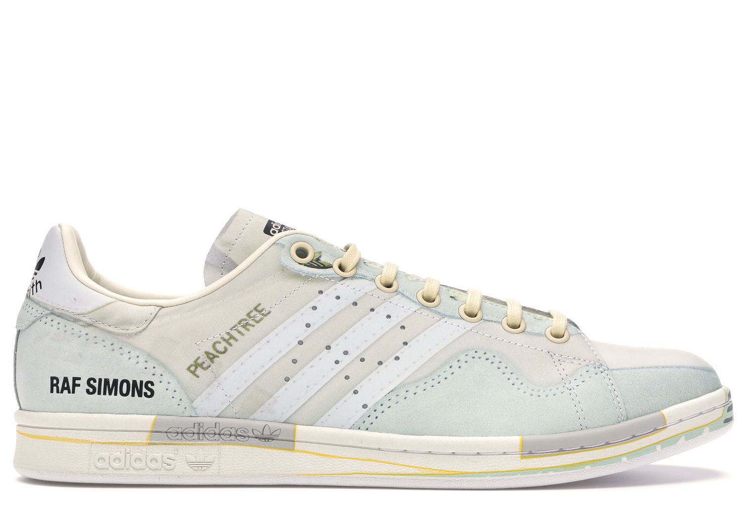 Tenisky a topánky adidas Originals Peach Stan Smith Raf Simons Light Sand Biela | EE7952, 0