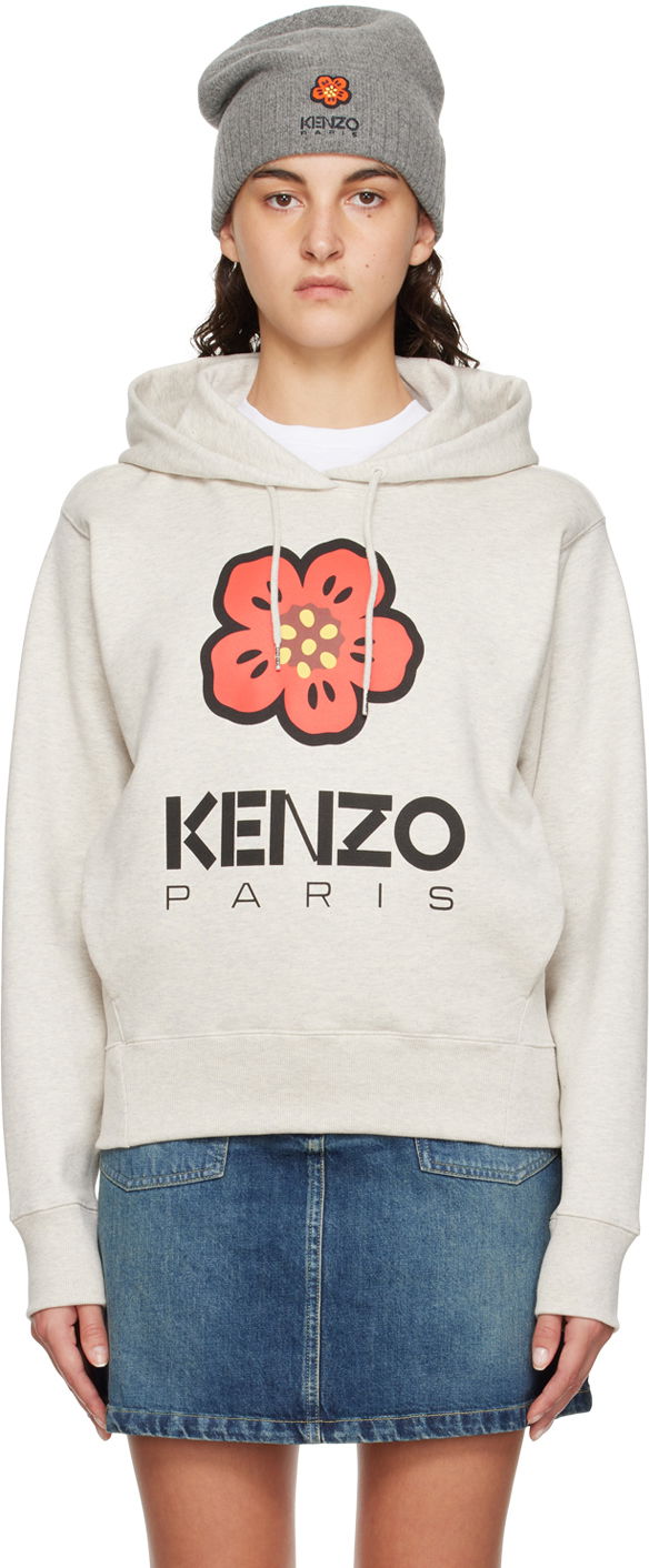 Mikina KENZO Paris Boke Flower Hoodie Šedá | FD62SW0634ME, 0