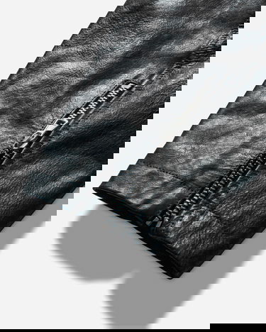 Bunda C.P. Company Slam Jam Leather Mille Jacket with Goggle Hood Čierna | 19CSOW700S 001, 8