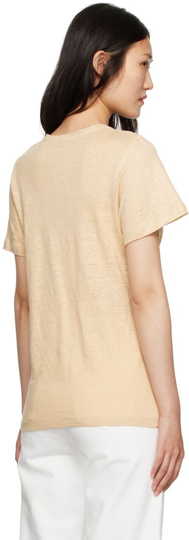 Tričko TOTEME TOTEME Monogram T-Shirt Béžová | 233-5055-253, 2