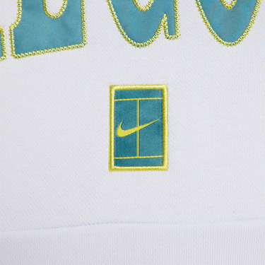 Mikina Nike NikeCourt Heritage Dri-FIT Tennis Fleece Hoodie Biela | FQ2093-085, 2