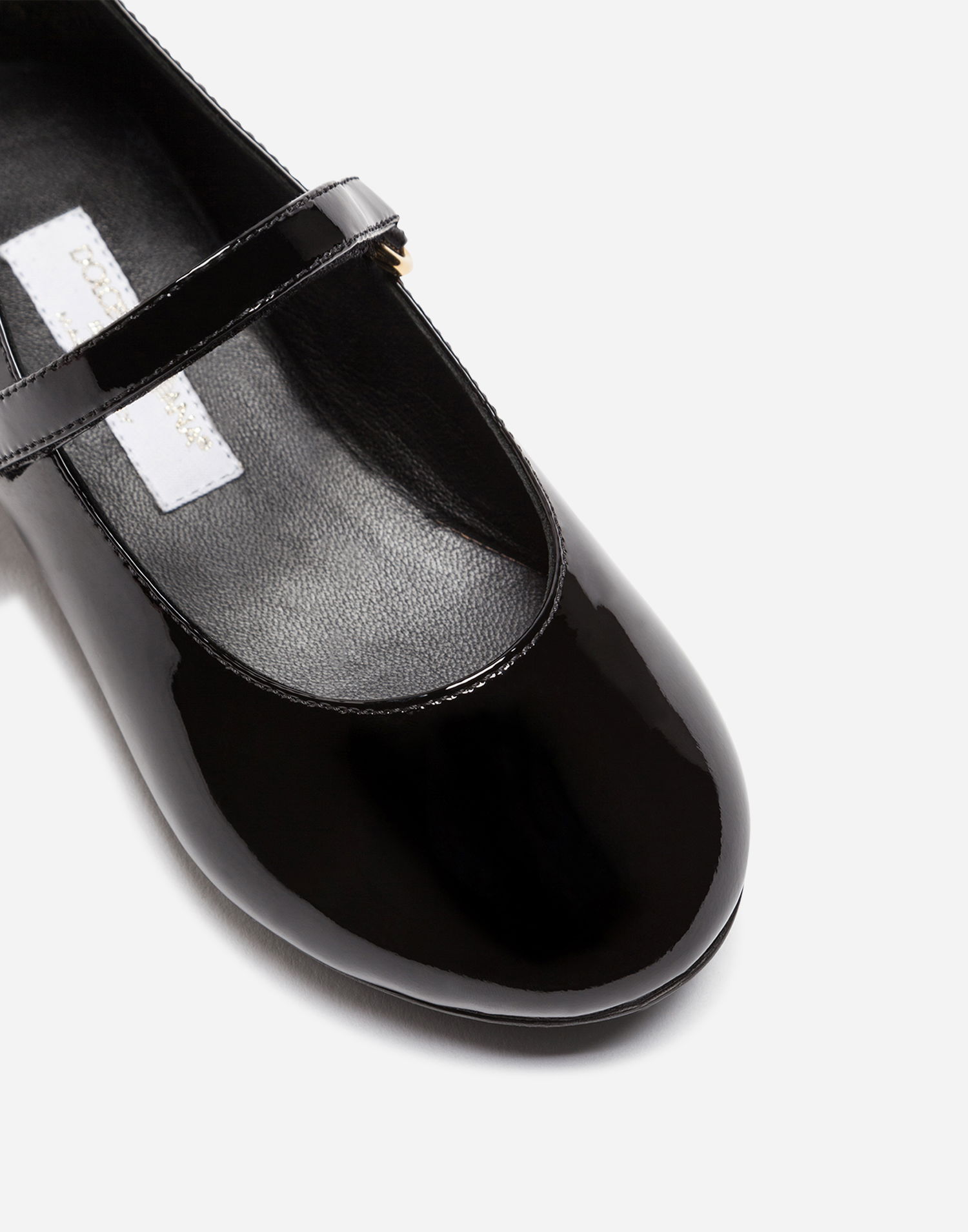 Tenisky a topánky Dolce & Gabbana Dolce & Gabbana Leather Ballet Flats Čierna | D10699A132880999, 1