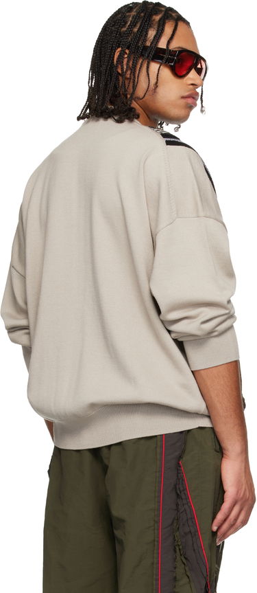 Sveter Martine Rose Martine Rose Multi Stripe Zip Up Crew Sweater Rôznofarebný | 979YA09714, 2