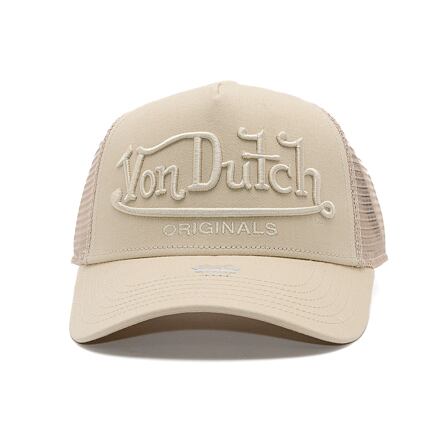 Šiltovka Von Dutch Von Dutch Trucker Riverside Twill Cap Béžová | VD-7030854, 1