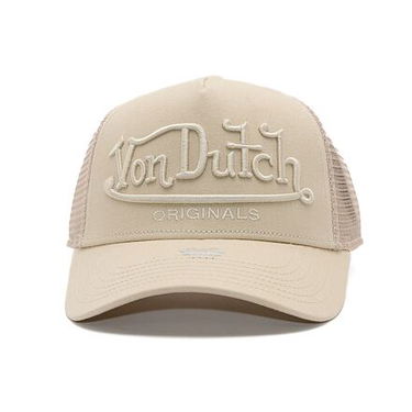 Šiltovka Von Dutch Von Dutch Trucker Riverside Twill Cap Béžová | VD-7030854, 1