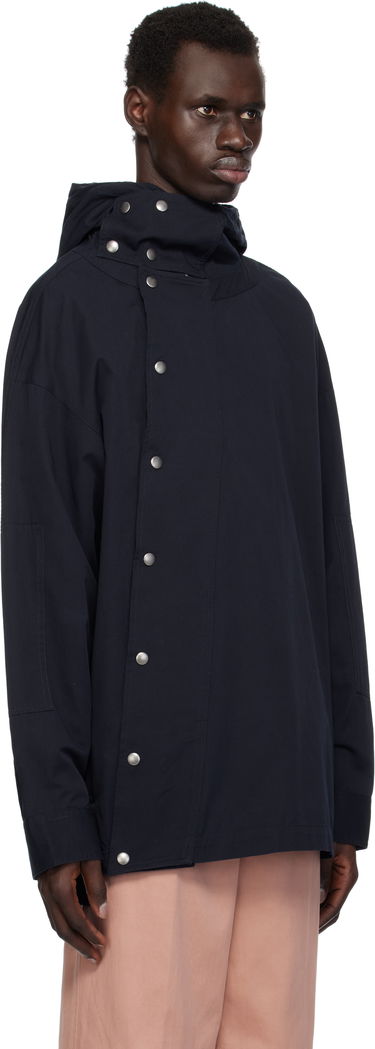 Vetrovka Dries Van Noten Dries Van Noten Asymmetric Jacket Navy | 251-020741-1463, 1