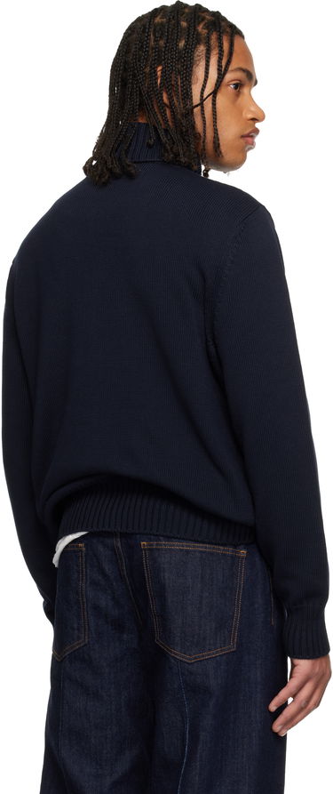 Sveter Givenchy Givenchy Cotton Turtleneck Sweater Navy | BM90VZ4YNM499, 2