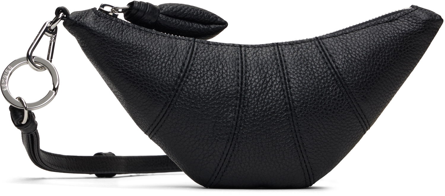 Kabelka LEMAIRE Crossbody Croissant Coin Pouch Čierna | SL0054 LL0018, 0