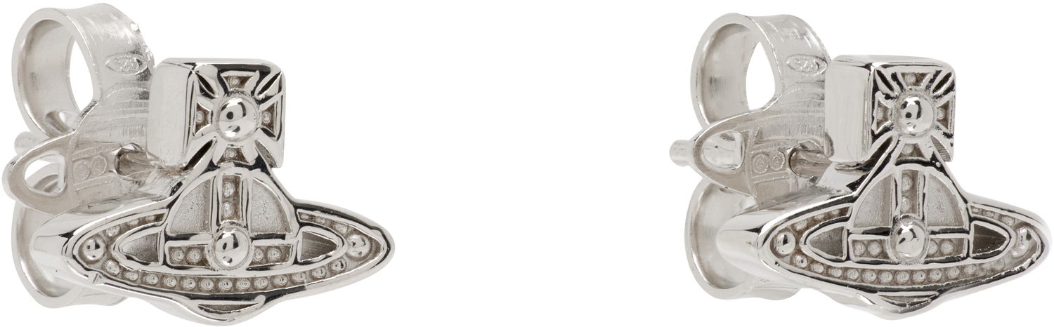 Náušnice Vivienne Westwood Earrings Silver Oslo Metalická | 62010159-01P019-SM, 1