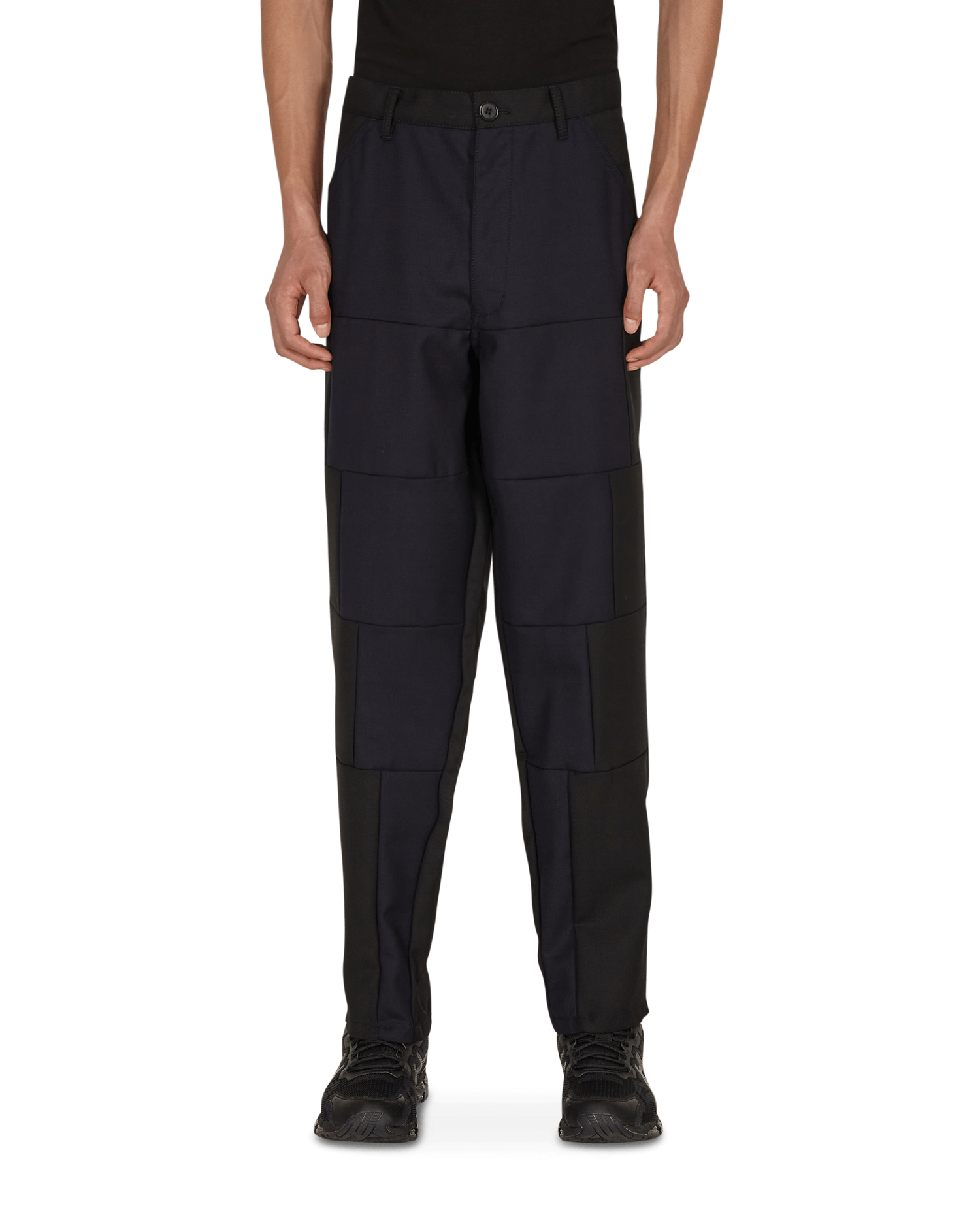 Nohavice Comme des Garçons Patchwork Trousers Čierna | FH-P002-W21 1, 1