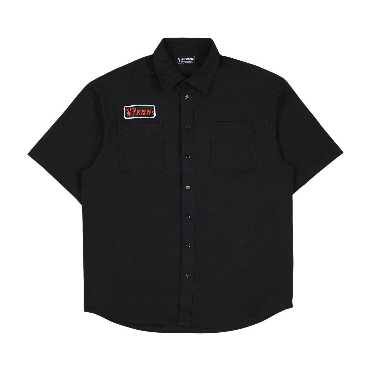 Košeľa Pleasures Playboy x Film Crew Work Shirt Čierna | P22PB023 BLAC, 1