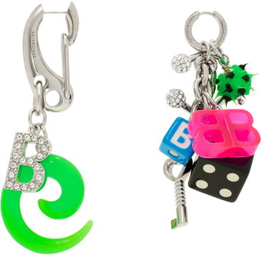 Kľúčenka Balenciaga Pigalle Collector Single Earring Metalická | 806245 TZM1Z, 2