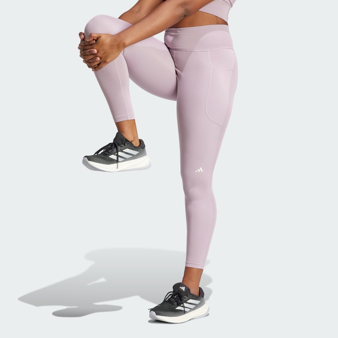 Legíny adidas Performance DailyRun 7/8 Fialová | IU1649, 1