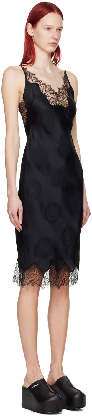 Šaty Coperni Lace-Trim Midi Dress Čierna | COPR99064, 1