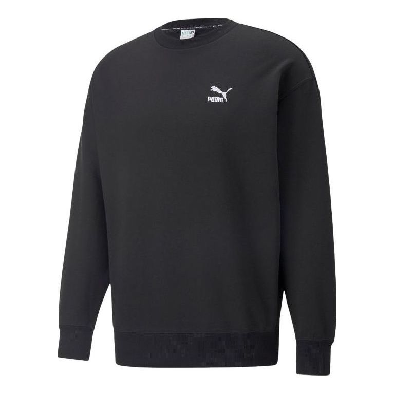 Mikina Puma Classics Relaxed Crewneck Sweatshirt Čierna | 537662-01
