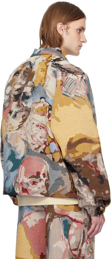 Bunda KidSuper KidSuper Jacquard Paintings Coach Jacket Rôznofarebný | SS25-OW-14, 2