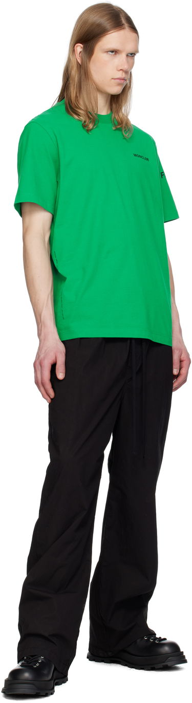 Tričko Moncler Moncler Genius x FRGMT Hiroshi Fujiwara Maxi Logo T-Shirt Zelené | K109U8C00002M3265, 4