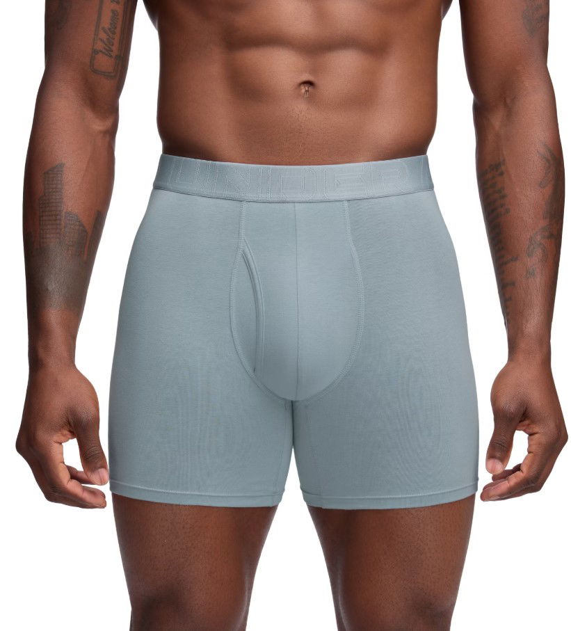 Boxerky Under Armour Under Armour Performance Cotton 6" Boxer Briefs - 3-Pack Šedá | 1383889-465, 0