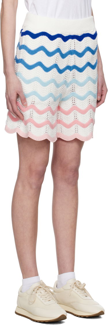 Šortky Casablanca Casablanca Gradient Wave Crochet Shorts Rôznofarebný | MPS25-KW-849-01, 4