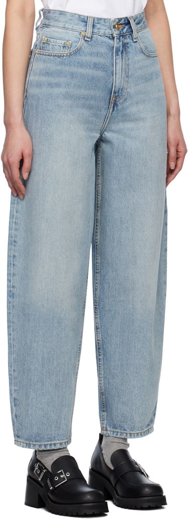 Džínsy GANNI Stary Jeans Modrá | J1641, 1