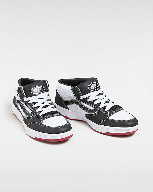 Tenisky a topánky Vans Zahba Mid Shoes (black/white/red) Unisex Black, Size 6 Čierna | VN000CBSBWT, 1