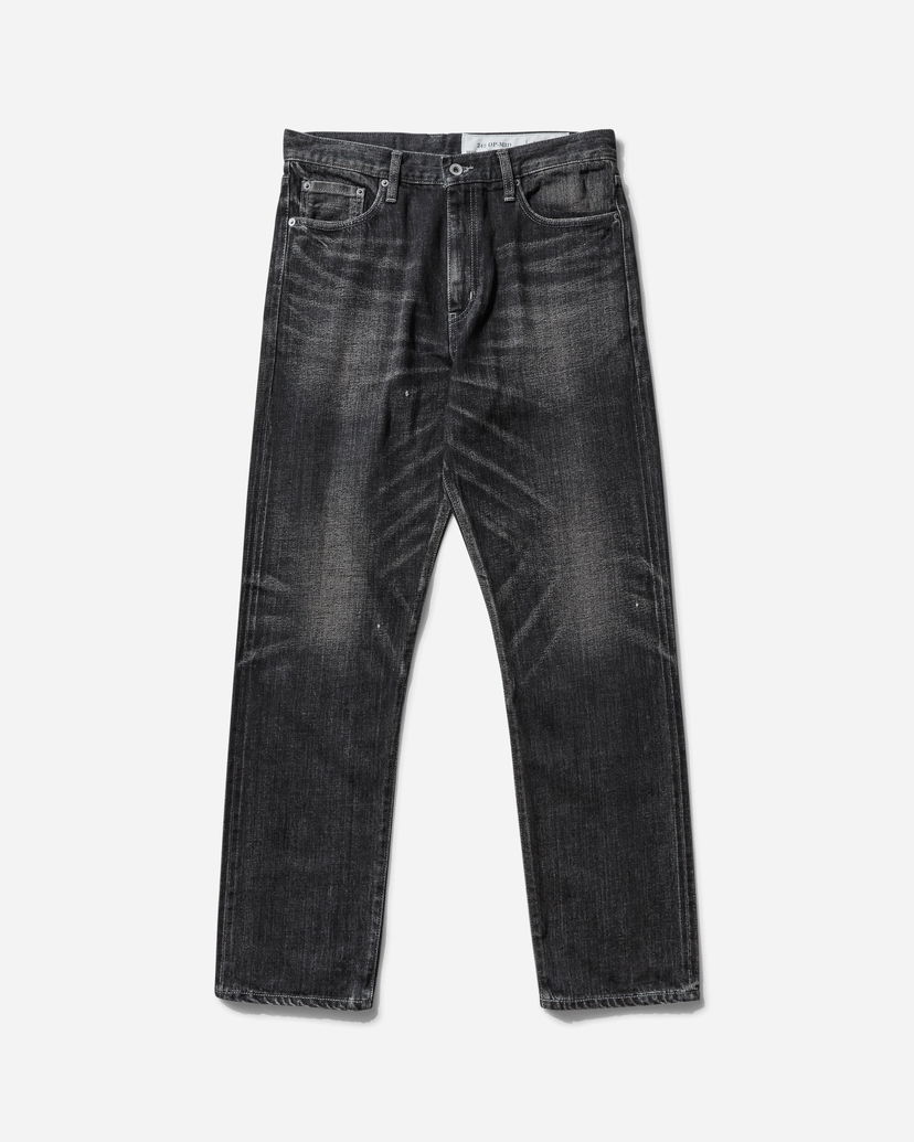 Džínsy Neighborhood Washed Denim DP Mid Pants Čierna | 242XBNH-PTM06 BK