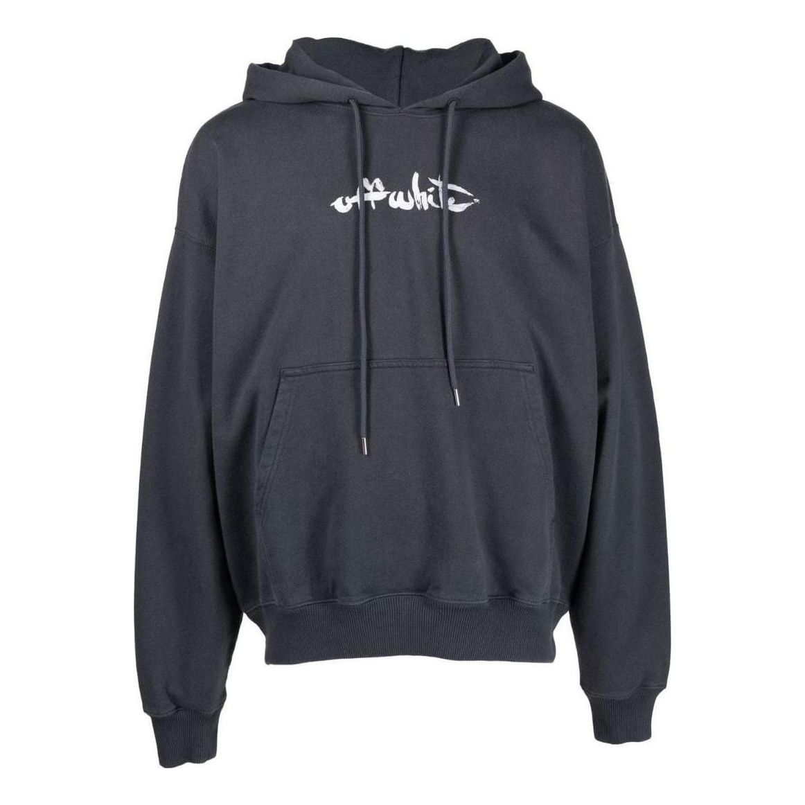 Mikina Off-White Off-White FW22 Logo Hoodie Šedá | OMBB085F22FLE0054601, 0